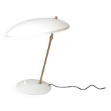 Mid-Century table lamp in aluminium and brass, Italy, 1950s