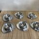 6 stainless steel shells