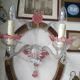 Wall sconce Murano gold and rose