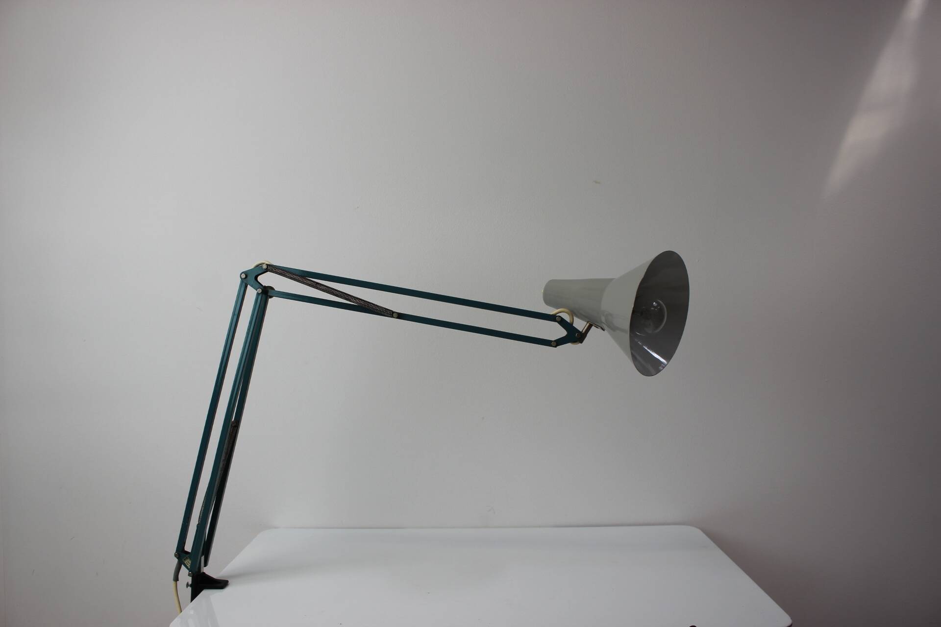Attachable, adjustable table lamp by napako, czechoslovakia, 1960s