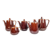 Porcelain Tea Pots from Villeroy & Boch, 1960s, Set of 5