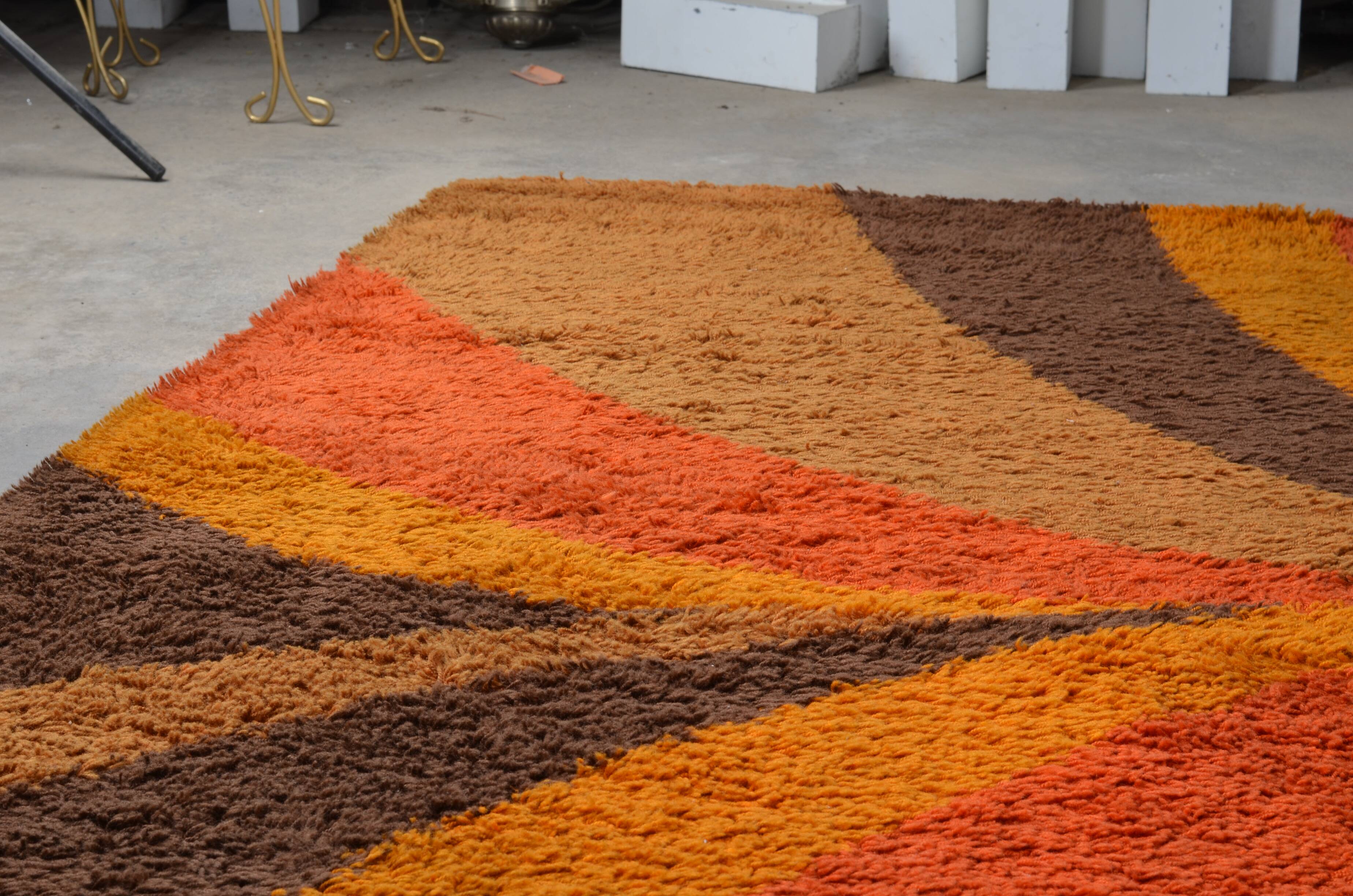 Vintage space age rug