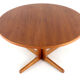 S. Burchardt Nielsen round (2x) extendable dining table danish design teak