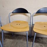 Vico Magistretti for Fritz Hansen - Set of 4 beech chairs MB9918