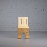 Postmodern plywood chair