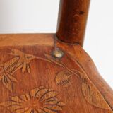 Embossed bistro chair