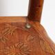 Embossed bistro chair