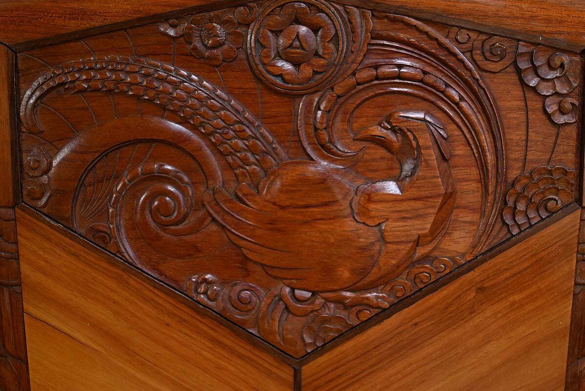 Set of 6 Rosewood Armchairs, Art Deco – 1910