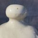 Old glazed stoneware bottle