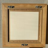 Framed naturalistic illustration of a butterfly, 36 x 36 cm.