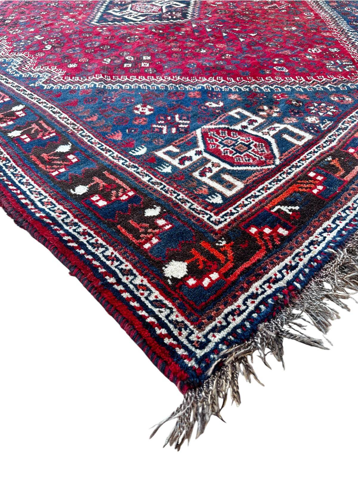 Handmade Persian Shiraz carpet 2m x 3m