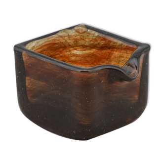 Blown glass ashtray scandinavia