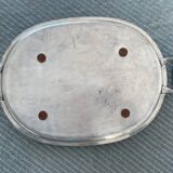 Large pewter serving tray with Étains du Manoir hallmark