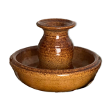 Vintage signed candle holder