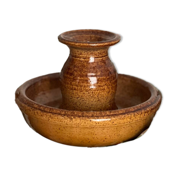 Vintage signed candle holder