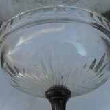 Coupe verre sur pied métal