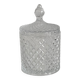 Candy box / glass cotton pot with crystal effect