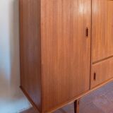 Arno wooden sideboard, Scandinavian teak wood sideboard, vintage storage unit