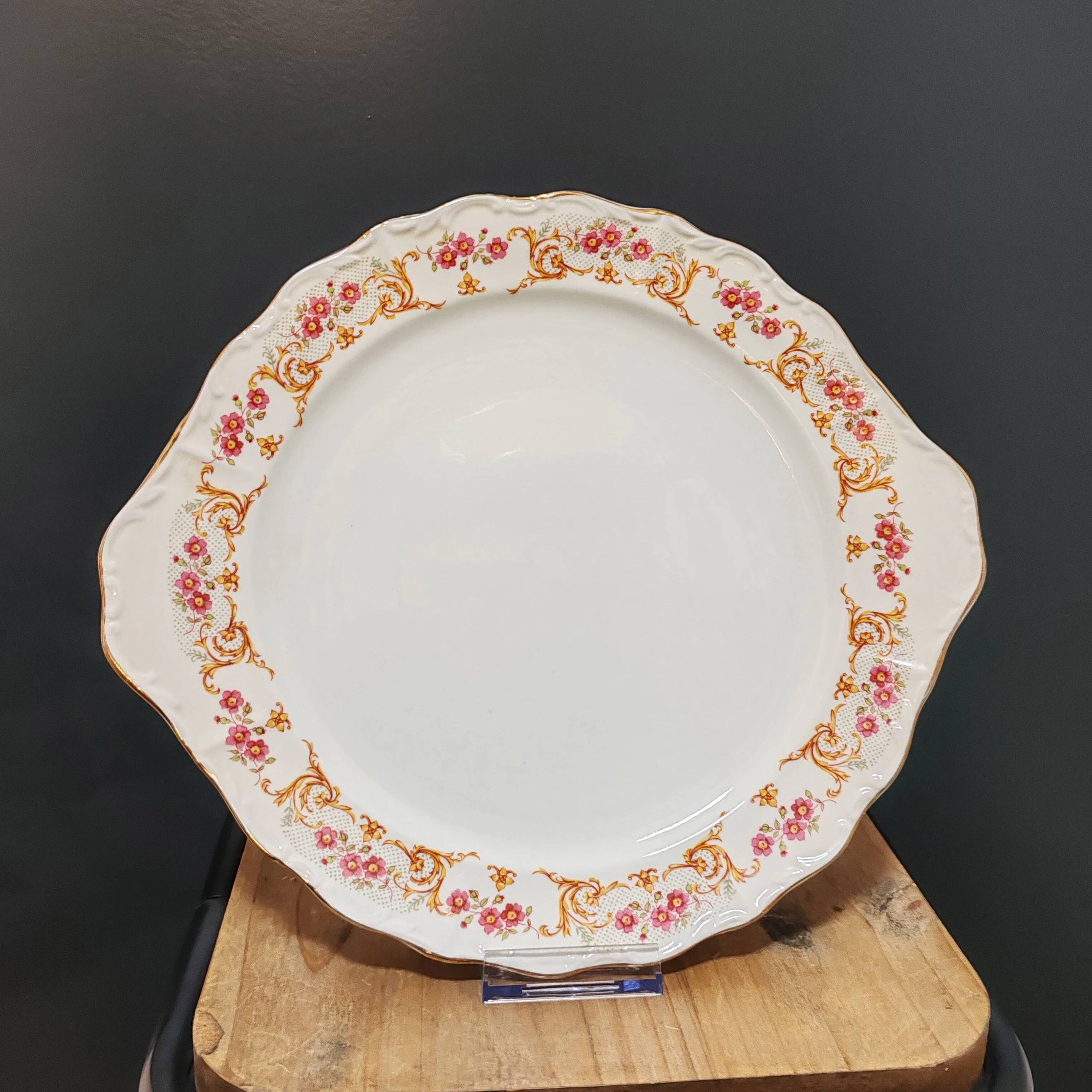 Porcelain pie dish Digoin