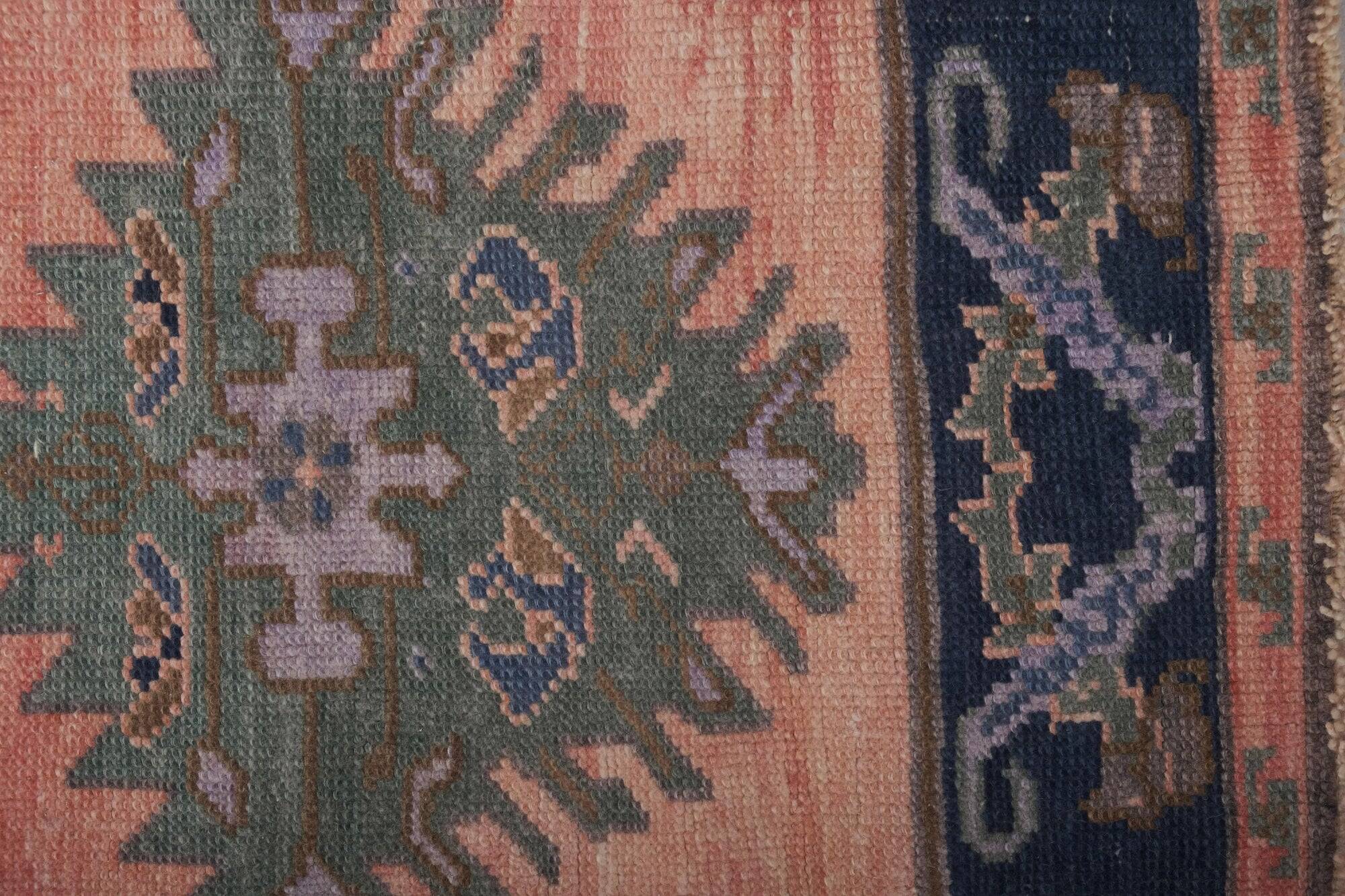 Tapis de couloir turc vintage