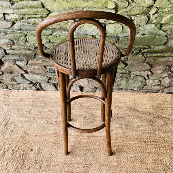 Ancien tabouret haut
