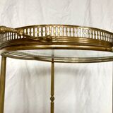 Serving table brass twentieth neoclassical