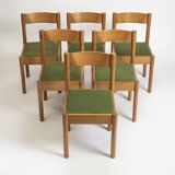 Set of 6 'Box' dining chairs in Magistretti style, Poland, 1970s