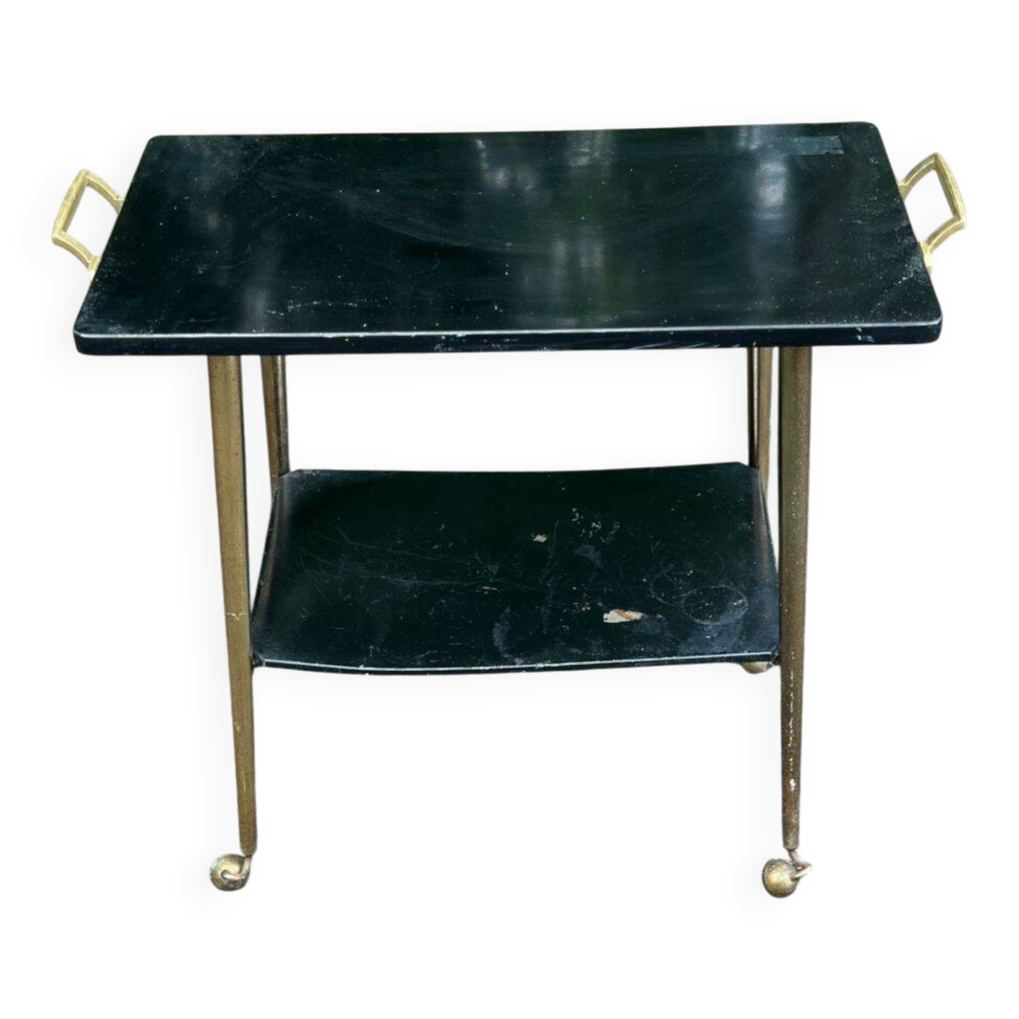 1950s Scandinavian wheeled dessert trolley
