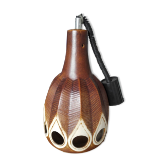 Vintage West Germany ceramic pendant light