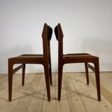 Set of 6 vintage chairs attributed to Erik Buch – Denmark, 1960s