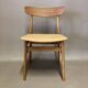 Suite de 4 chaises "Design Scandinave" 1950.