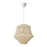 Suspension en cordage beige