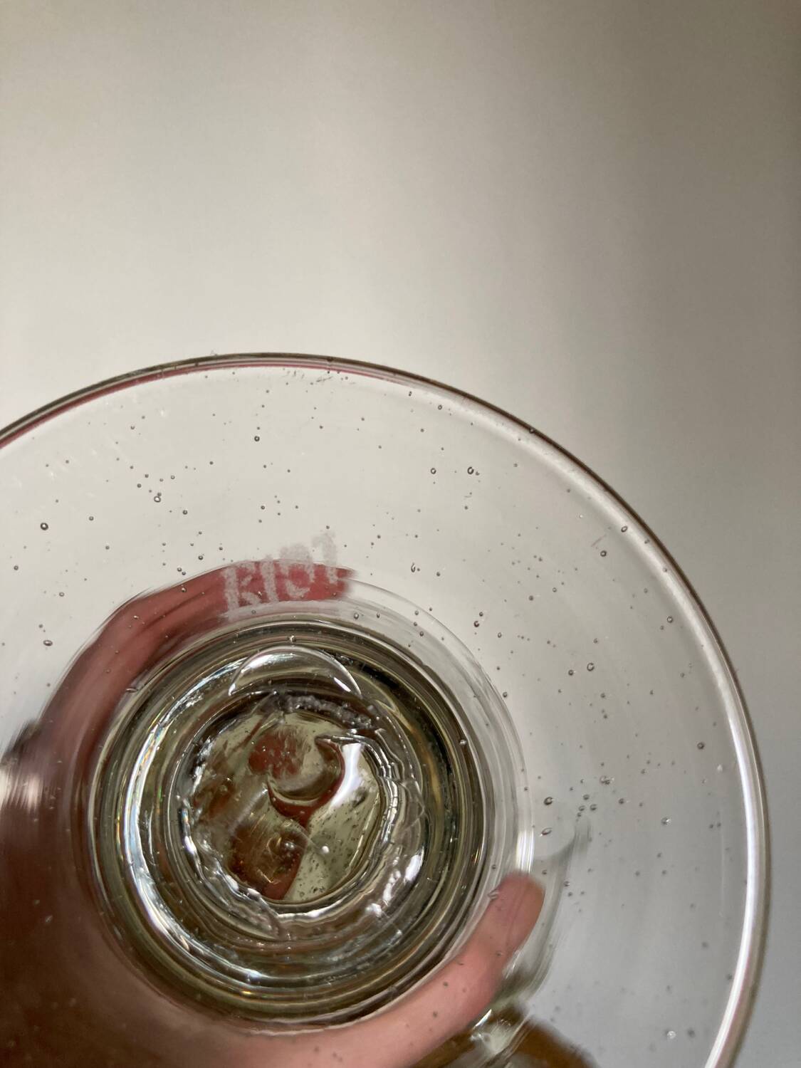 2 Biot glasses