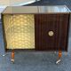 Vintage 60s console TV bar
