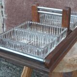 Art Deco ramekin holder, server or aperitif tray