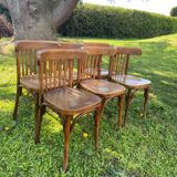 Lot of 6 bistro chairs