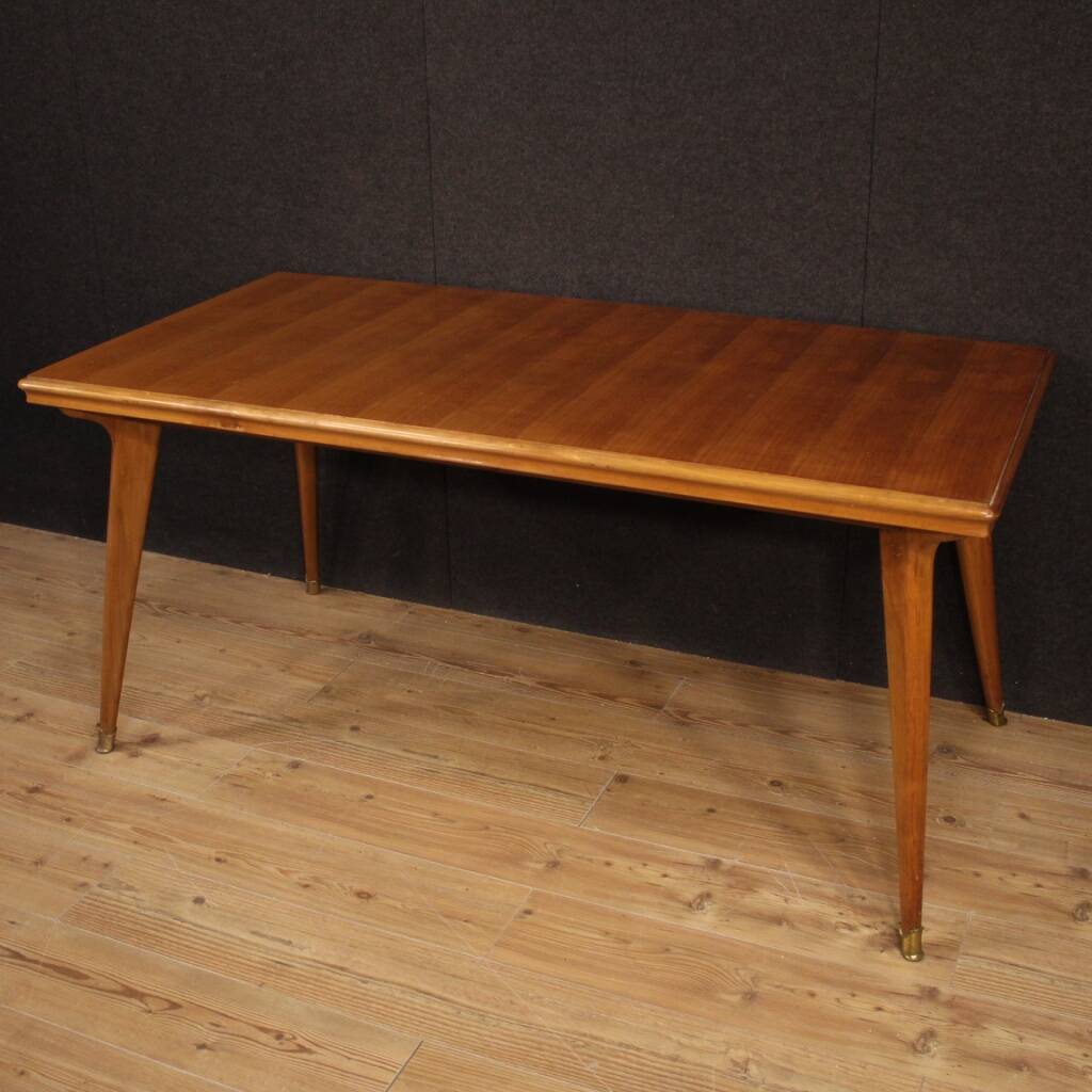 Table design italienne en bois du 20ème siècle
