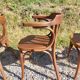 4 fauteuils Baumann en bois courbé