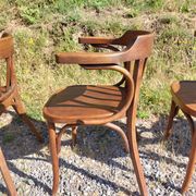 4 fauteuils Baumann en bois courbé