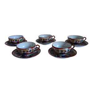 5 tasses à thé vintage
