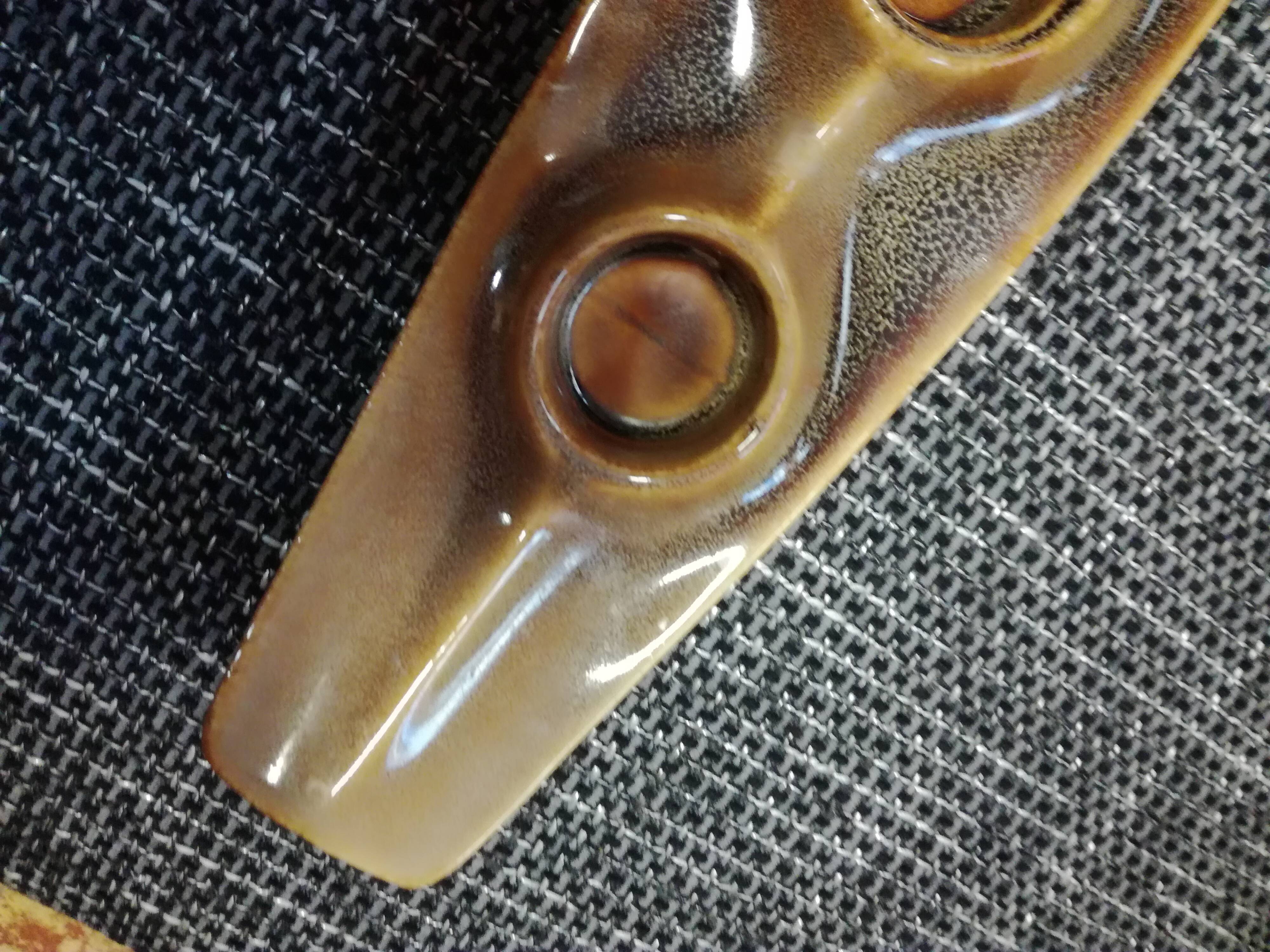 Bougeoir en céramique « midcentury »