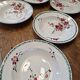 Set of 8 Deep Plates Cherry Blossom Badonviller