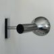 Vintage adjustable wall lamp, chrome-plated metal, France 1970