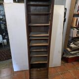 Pair of oak curtain file cabinets