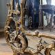 Miroir de style Louis XV en bois doré d’époque Napoléon III