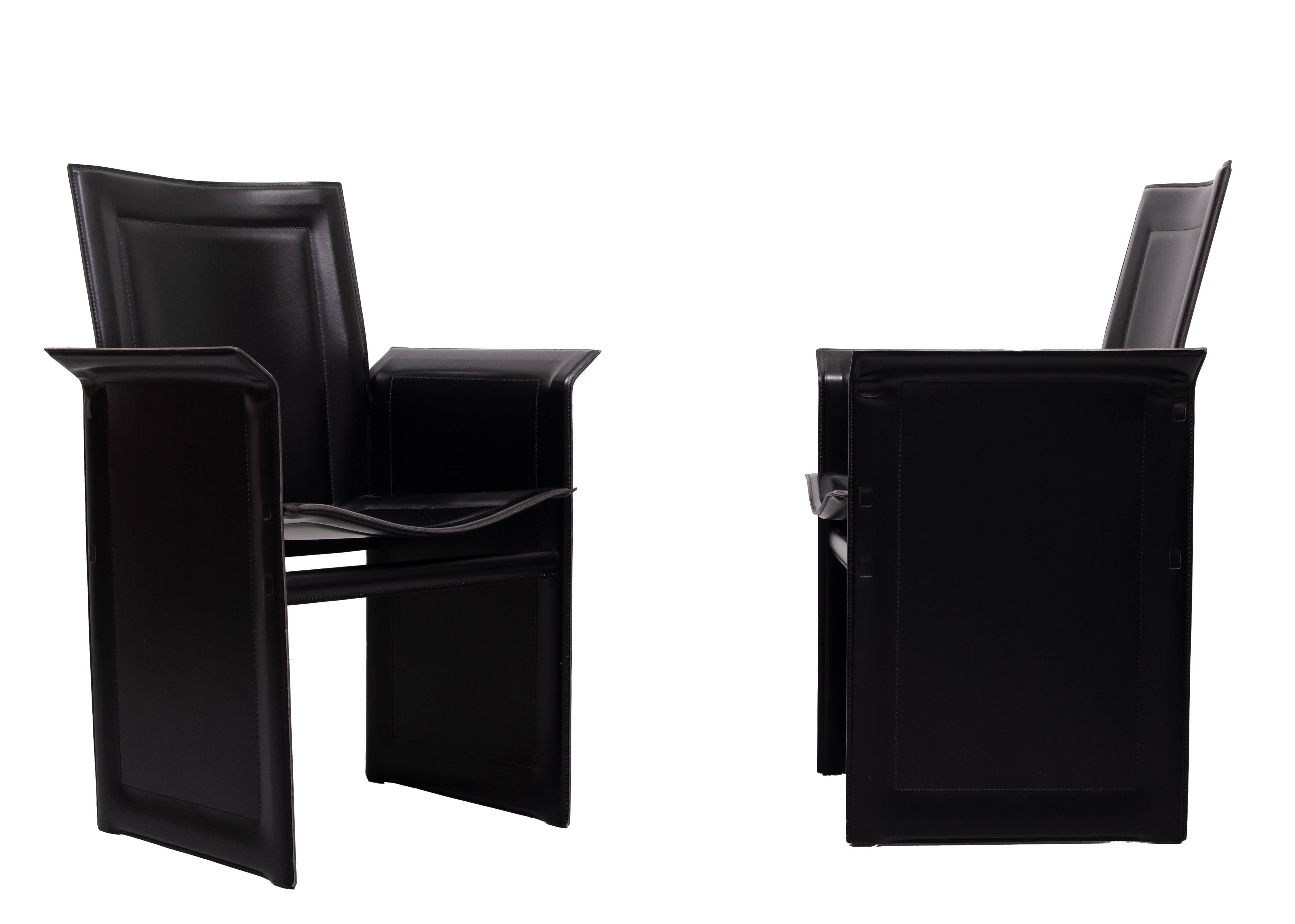 Pair Arm Chairs Arrben model solaria 1970s Italy