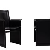 Pair Arm Chairs Arrben model solaria 1970s Italy