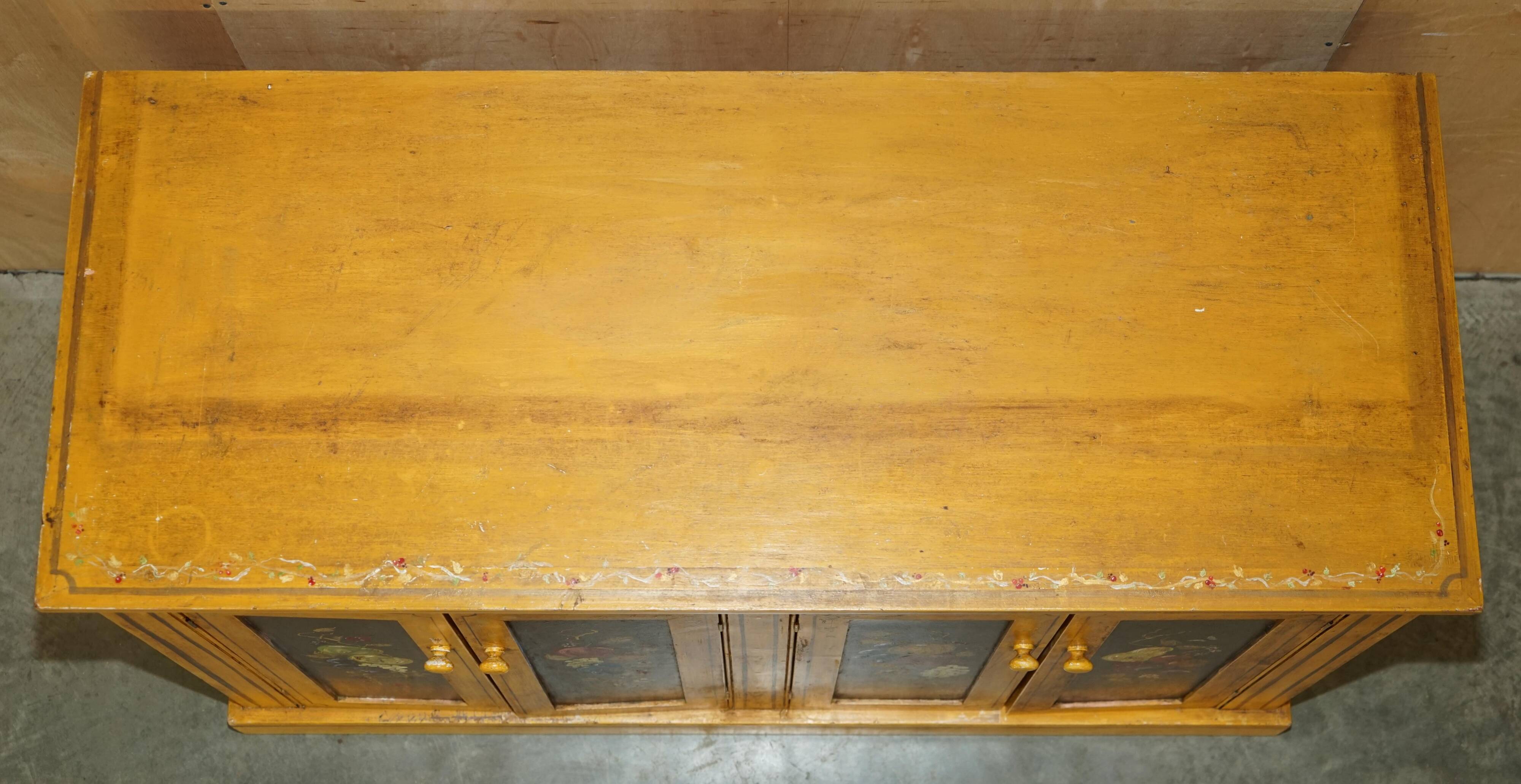 French antique steward's buffet circa 1860 in pine.