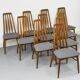 Chaises Eva de Niels Koefoed pour Hornslet Møbelfabrik, 1960