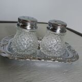 Salt shaker and pineapple shaped pepper